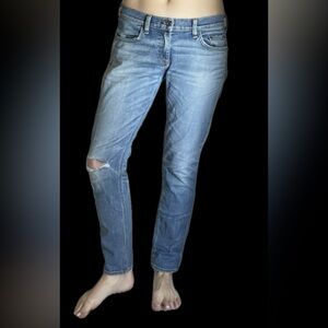 Rag & Bone tomboy slim midrise/lowrise jeans 27/28